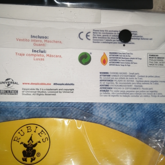 Minion Mel Child Costume Size Small NEW - Picture 7 of 7